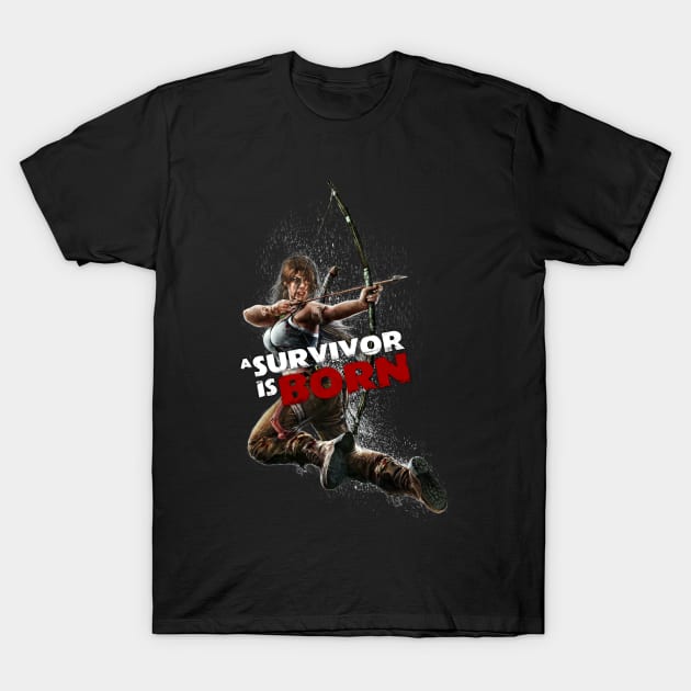 A survivor is born T-Shirt by flipation